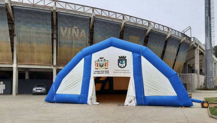 Habilitan el estadio Sausalito para evitar aglomeraciones durante el proceso de vacunación en Viña del Mar