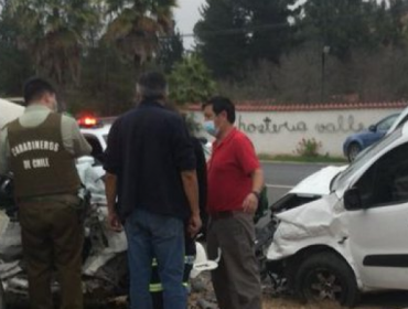 Fatal accidente en troncal urbano que une a Limache con Villa Alemana deja dos fallecidos