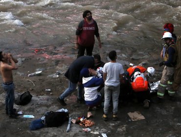 Confirman parentesco entre malabarista muerto en el sur con menor de 16 años que cayó al Mapocho