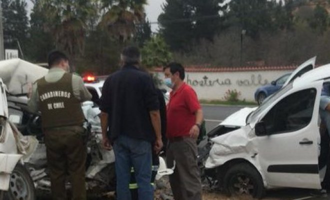 Fatal accidente en troncal urbano que une a Limache con Villa Alemana deja dos fallecidos