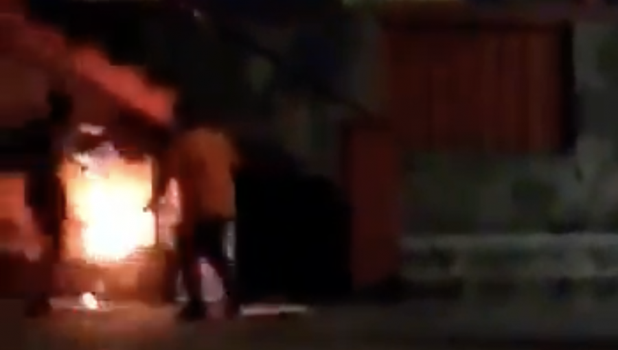 Video da cuenta del momento exacto del inicio del incendio en la Municipalidad de Panguipulli