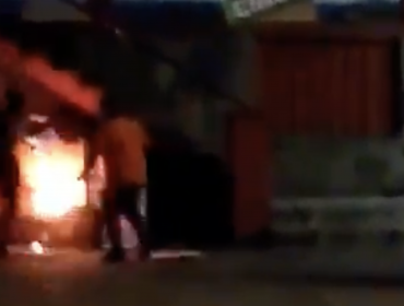 Video da cuenta del momento exacto del inicio del incendio en la Municipalidad de Panguipulli