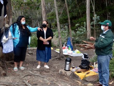 Autoridades llaman a la prevención de incendios forestales en el tranque La Luz de Valparaíso