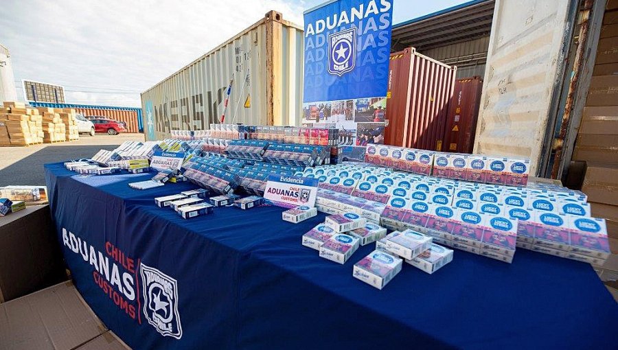 Aduanas cifró en 15 millones de cajas el contrabando interceptado durante 2020