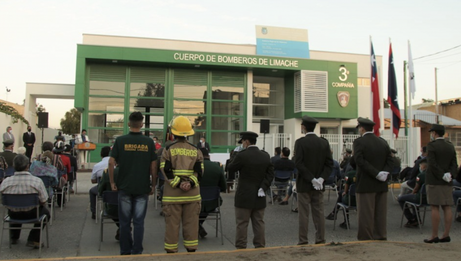 Tras 80 años de espera, Limache inaugura moderno cuartel de la 3ª Compañía de Bomberos