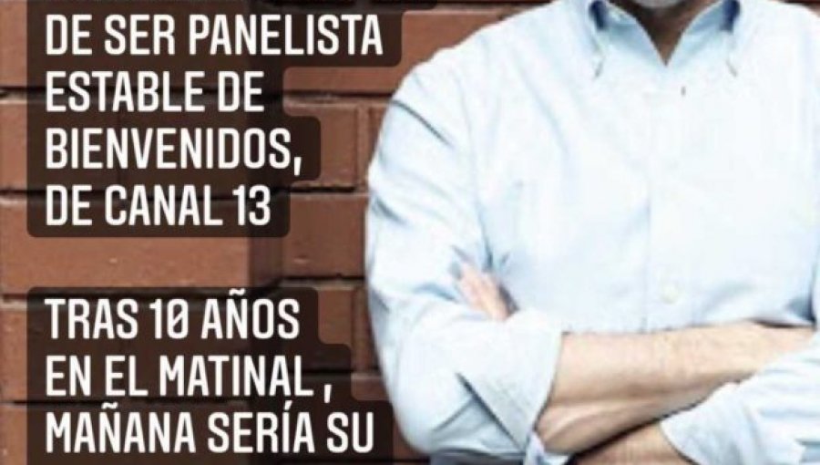 Polo Ramírez deja de ser panelista estable de «Bienvenidos» tras 10 años