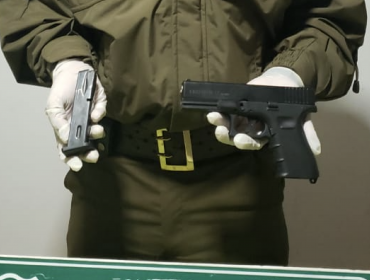 Incautan pistola a fogueo adaptada durante fiscalización en horario de toque de queda en Viña del Mar