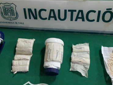 Mujer intenta ingresar a la cárcel de Los Andes con droga escondida en desodorantes