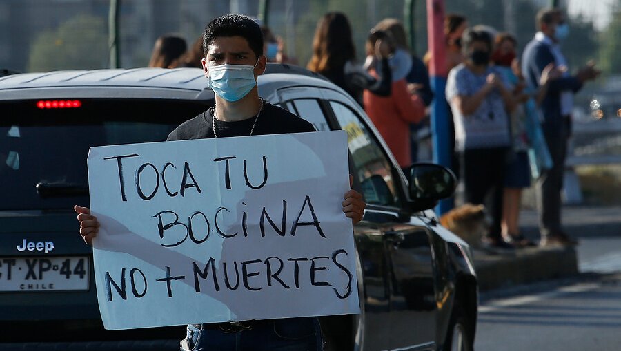 Vecinos de Maipú se manifestaron por muerte de niño baleado en encerrona