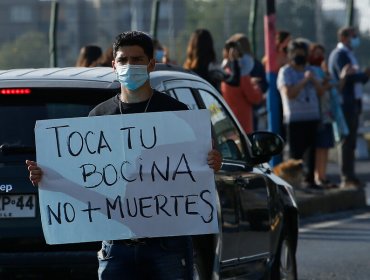 Vecinos de Maipú se manifestaron por muerte de niño baleado en encerrona