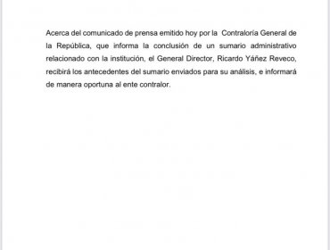 Carabineros informará "oportunamente" a Contraloría sobre decisión de suspender a generales