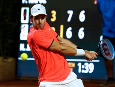 Nicolás Jarry luchó por casi tres horas, pero se despidió del ATP 250 de Santiago