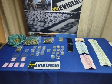 Detienen a sujetos que ofrecían droga en redes sociales y la entregaban por delivery en Limache