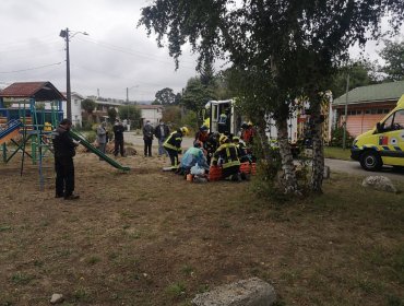 Joven se quemó a lo bonzo en plaza de San Pedro de la Paz: se encuentra en riesgo vital