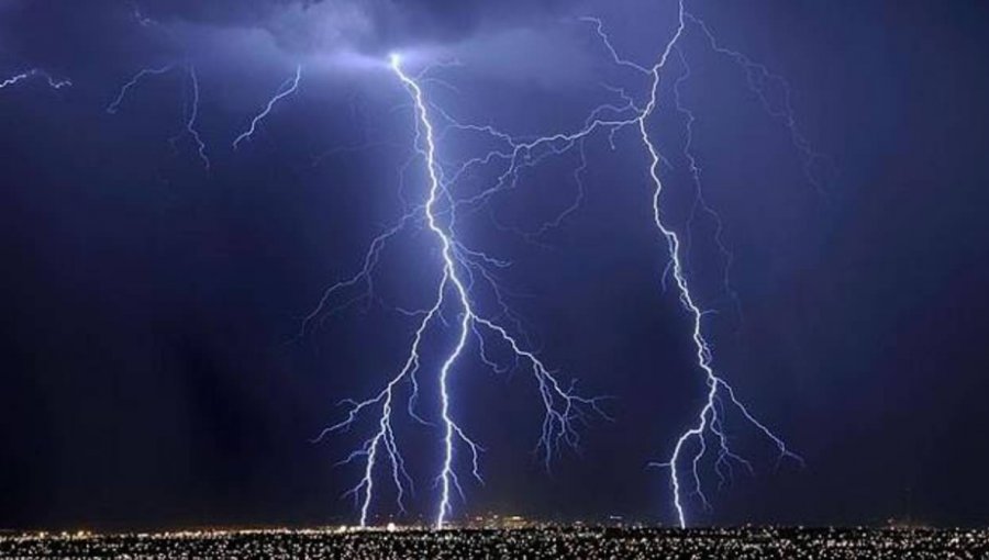 Declaran Alerta Preventiva en las provincias de San Felipe y Los Andes por tormentas eléctricas