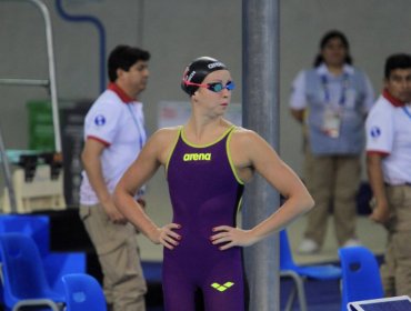 Kristel Köbrich ganó medalla de plata en Sudamericano de Natación de Buenos Aires