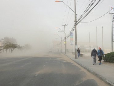 Declaran Alerta Temprana Preventiva para la provincia de El Loa y comuna de Antofagasta por viento