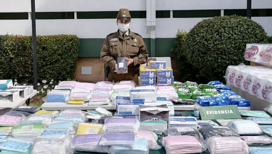 Sorprenden a ambulantes vendiendo productos para enfrentar el Covid-19 en el centro de Viña del Mar