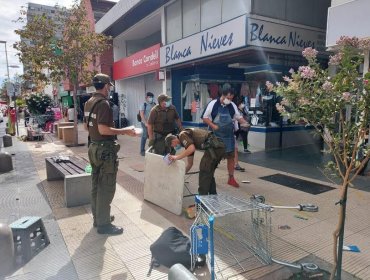 45 infracciones han sido cursadas durante marzo a vendedores ambulantes en Viña del Mar