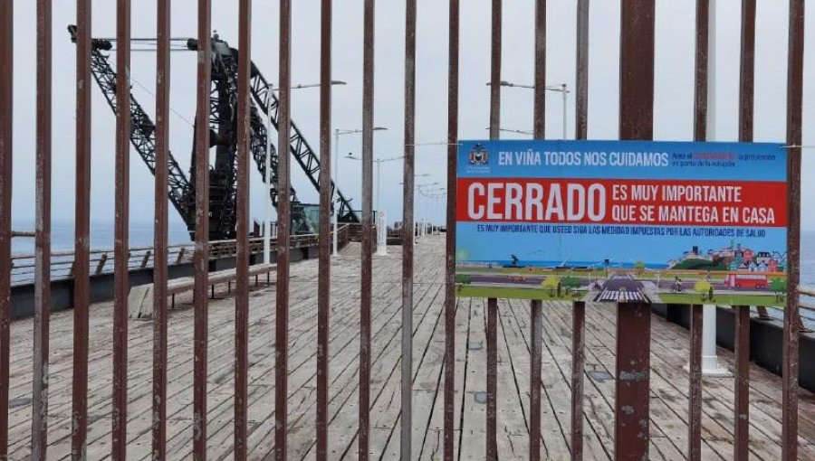 Muelle Vergara, Quinta Vergara y otros parques y paseos cerrarán sus puertas por «Cuarentena» en Viña del Mar