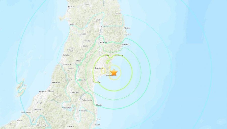 Terremoto de 7,2 grados sacude la costa de Japón durante este sábado