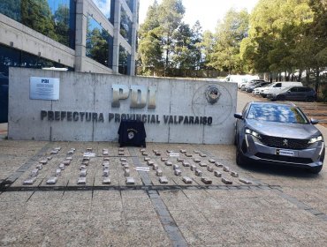 Desbaratan organización criminal que ingresaba droga desde Bolivia con rumbo a Valparaíso