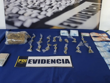 Capturan a joven que vendía droga en modalidad delivery en Limache