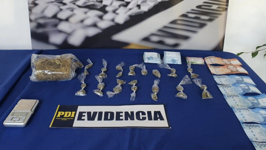 Capturan a joven que vendía droga en modalidad delivery en Limache