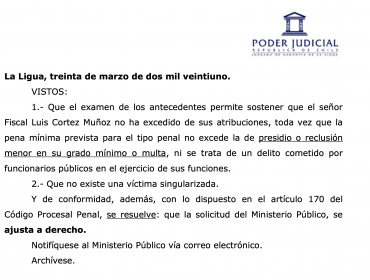 Juzgado de La Ligua respalda decisión de Fiscalía de no continuar investigando paseo sin mascarilla del presidente Piñera