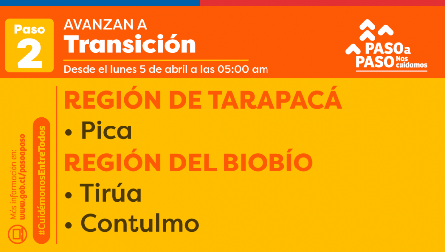 19 comunas del país retroceden a la fase de «Cuarentena» desde este sábado