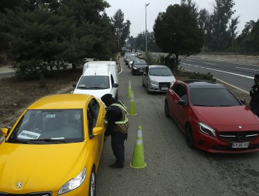 Más de 9.000 vehículos han salido este viernes desde la Región Metropolitana