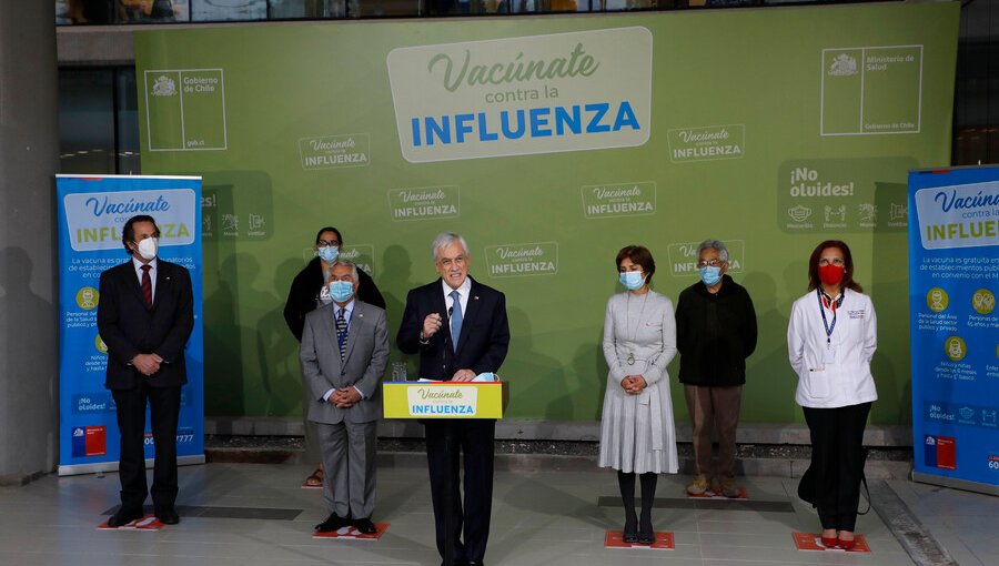 Gobierno espera vacunar contra la influenza a 8 millones de personas antes de invierno