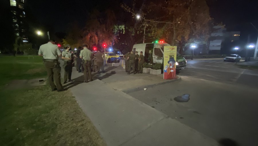 Carabineros frustra intento de encerrona en Providencia: tres delincuentes fueron detenidos