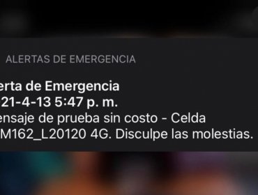 Entel reconoció responsabilidad por mensajes de pruebas del sistema SAE recibidas en el sur