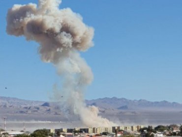 TNT provocó explosión en planta de ácidos en Calama: reportan un lesionado por trauma acústico