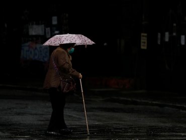 Sistema frontal deja cerca de 20 mm de precipitaciones en la parte alta de Valparaíso