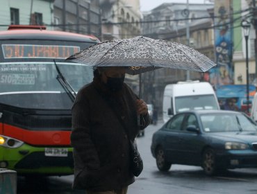 Hasta 15 milímetros de precipitaciones se esperan en las comunas de Valparaíso y Viña del Mar