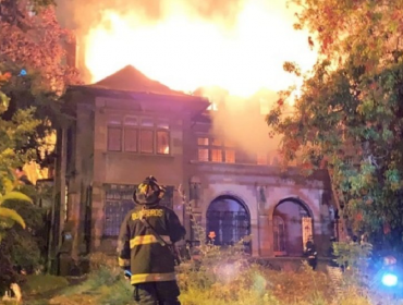 Detienen a presunto responsable de incendio que consumió el 80% de la Casa Italia de Viña del Mar