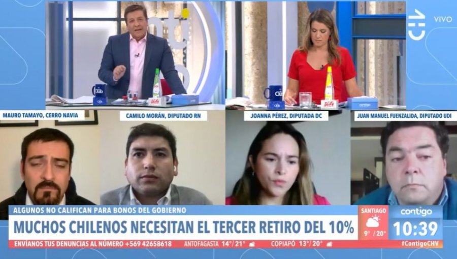 JC Rodríguez y tenso cruce con diputado Fuenzalida: "en tres años como diputado ha ganado lo que una persona con sueldo mínimo gana en 180 años"