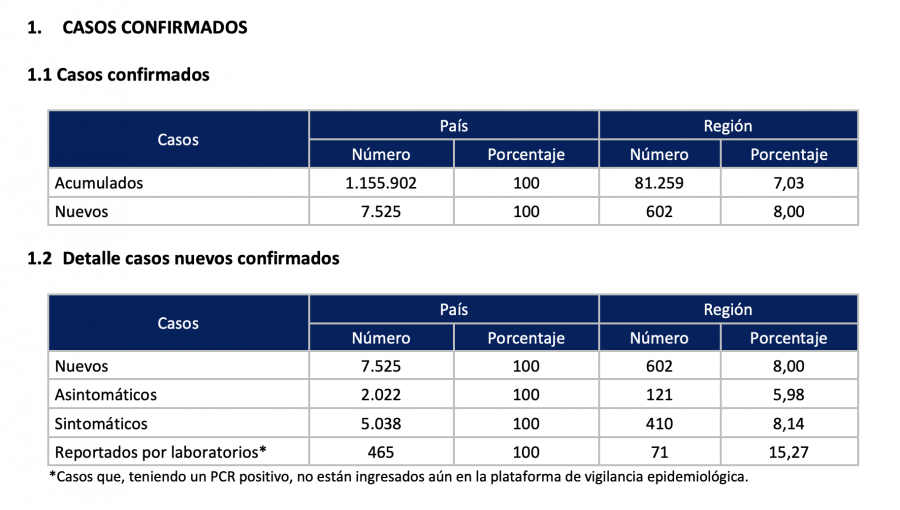 Región de Valparaíso informa 602 casos nuevos y otros 9 decesos: Tasa de positividad llega a 9,53%