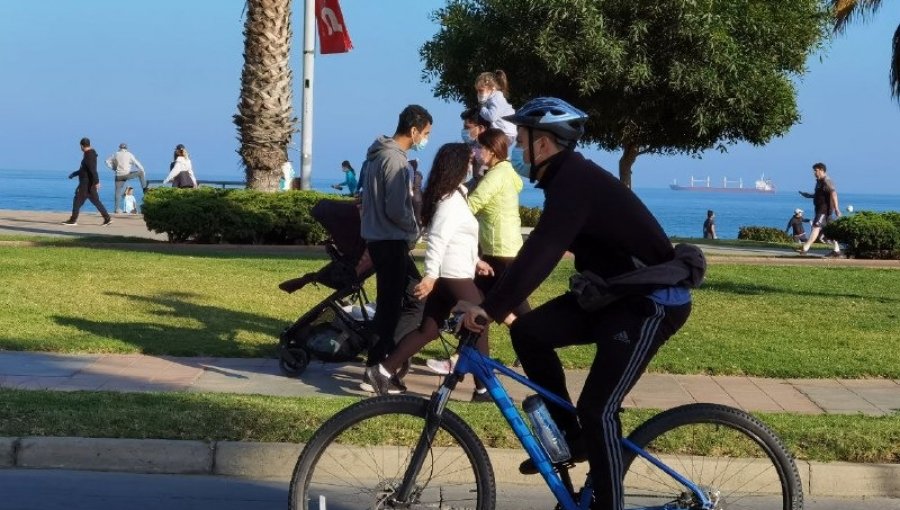 Al menos 9 mil personas circularon en Viña del Mar en franja deportiva matinal en calles sin vehículos