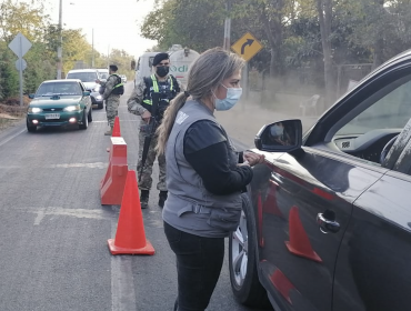 Seis personas fueron detenidas en Olmué por mostrar permisos falsos a fiscalizadores