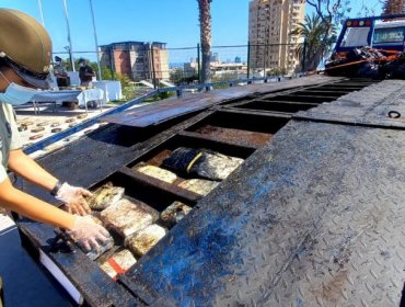 Incautan más de 4 millones de dólares en drogas durante procedimiento carretero en Antofagasta