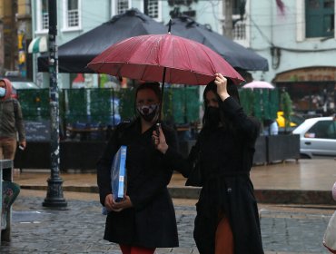 Hasta 30 milímetros de precipitaciones se esperan entre el domingo y el martes en Valparaíso y Viña del Mar