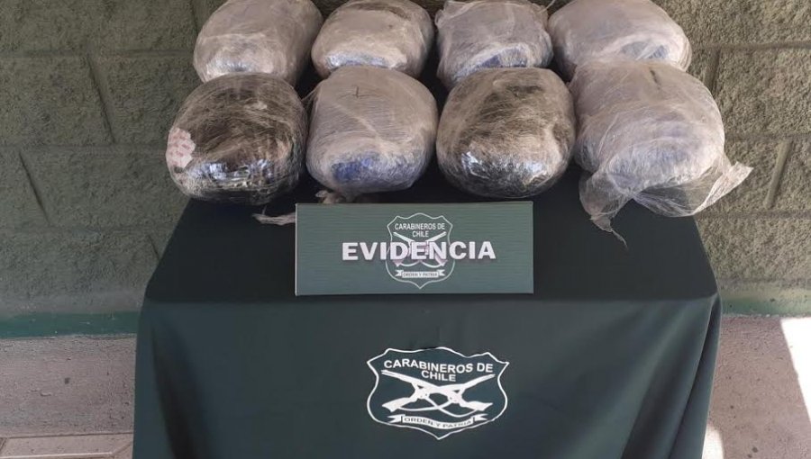 Control preventivo termina con tres detenidos por tráfico de drogas en Papudo