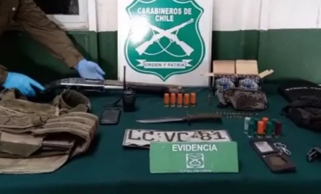 Corte rechaza internación en el Sename para menor que poseía armas, chaleco antibalas y municiones en Cañete