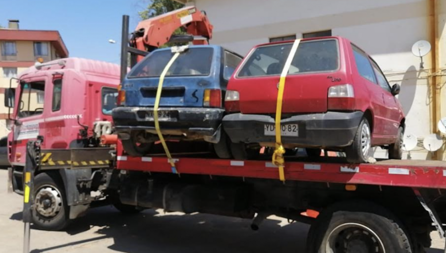 272 vehículos abandonados se han retirado desde las calles de Viña del Mar en los últimos tres meses