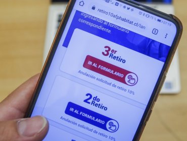 Más de 2 millones de personas ya han ingresado su solicitud para el tercer retiro del 10%