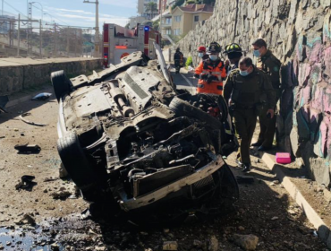 Un fallecido dejó accidente de tránsito en la Av. España: vehículo volcó y se precipitó al puente Capuchinos