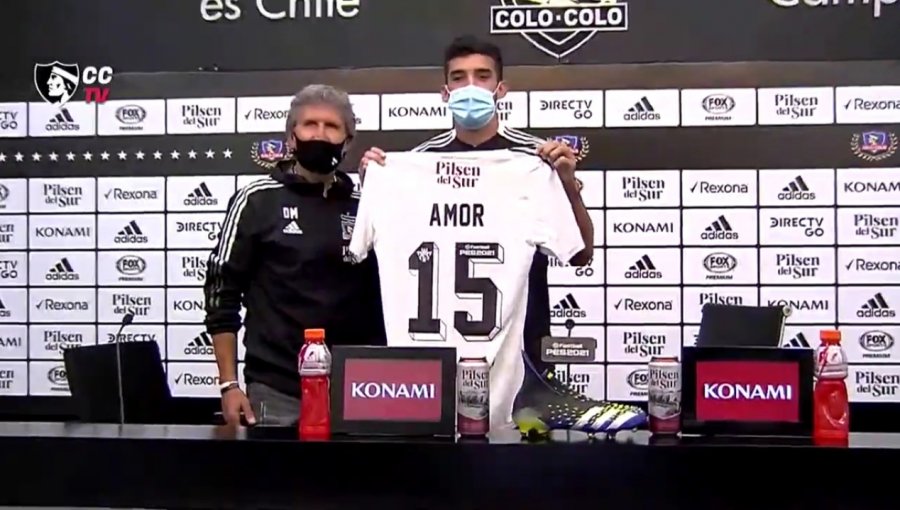 Emiliano Amor fue presentado en Colo-Colo: "Vine para apoyar desde donde me toque"